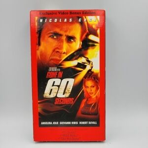 2000 Gone in 60 Seconds by Touchstone Pictures VHS Tape